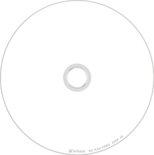 50 Verbatim Blank Blu-ray Discs 25GB 6x BD-R bluray VBR130RP50V4 Spindle NEW_2