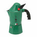 Bialetti Moka Alpina Direct Flame Type Green 3 Cups 2762 Espresso Maker NEW_1
