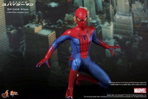 Movie Masterpiece Amazing Spider-Man SPIDER-MAN 1/6 Action Figure Hot Toys NEW_3