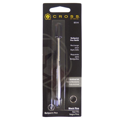 Cross Ballpoint Pen Refill 8514 Black 5.5x0.8x16cm Fine Point (0.8mm) NEW_2