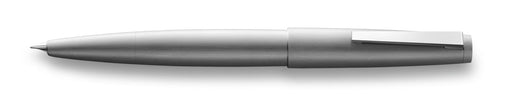 Lamy 2000 Fountain Pen L02-F Fine premier stainless steel color Blue Ink 14K Nib_1