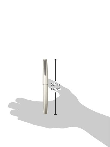 Lamy 2000 Stainless Steel Fountain Pen Stainless Steel Medium Nib L02M Silver_3