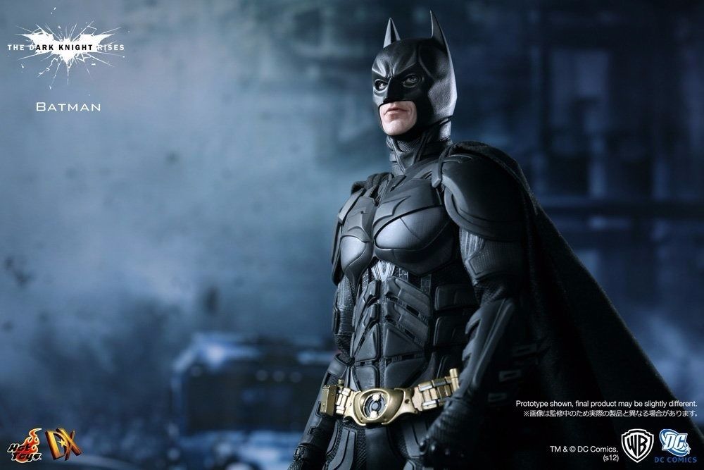 Movie Masterpiece DX Dark Knight Rises BATMAN 1/6 Action Figure Hot Toys NEW_5