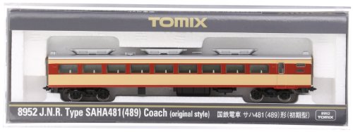 Tomix N Scale J.N.R. Type SAHA481(489) Coach (Original Style) NEW from Japan_1