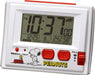 RHYTHM Snoopy radio digital alarm Clock w/temperature hygrometer 8RZ126RH03 NEW_1