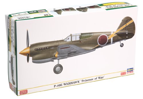 Hasegawa 1/48 P-40E Warhawk Japanese Army Prisoner of war machine Model Kit NEW_1