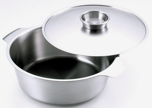 Yoshikawa zei Stainles Steel Shabu Shabu Nabe Pot 26cm SJ1678 Boiled Slice Pork_2