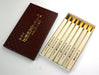 Yoshiharu Cutlery Wood Carving Chisels paper box 7pieces Y-7 Made In Japan NEW_2