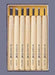 Yoshiharu Cutlery Wood Carving Chisels paper box 7pieces Y-7 Made In Japan NEW_3
