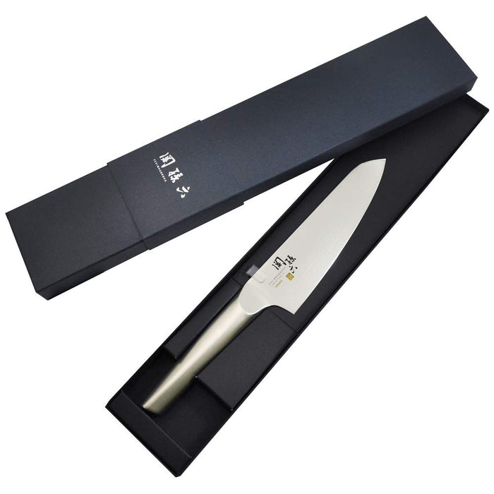 KAI Seki magoroku 10000ST Santoku Kitchen knife 165mm AB-5290 All StainlessSteel_5