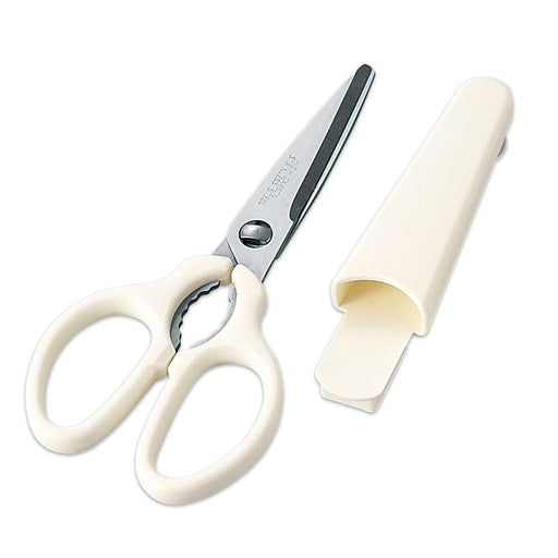 Shimomura Kogyo AMH-405 Ajiwai Shokubo Mini Kitchen Scissors with Holder NEW_1