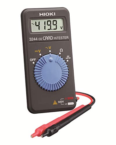 New HIOKI POCKET DIGITAL MULTIMETER CARD TESTER 3244-60 MADE IN JAPAN_5