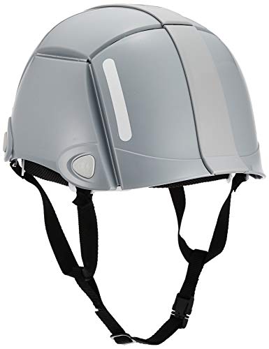 TOYO SAFETY Folding Helmet Bloom No.100. Gray NEW from Japan_1