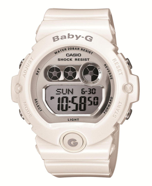 Casio Baby-G Watch BG-6900-7JF White Stop Watch Auto Start Rubber Band NEW_1
