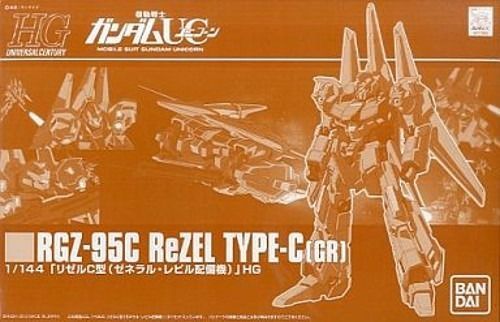 BANDAI HGUC 1/144 RGZ-95C ReZEL TYPE-C [GR] Plastic Model Kit Gundam UC Japan_1