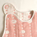 10mois Hoppetta 6 Gauze Baby Sleeper Salmon pink Cotton Made in Japan L58cm 5261_3