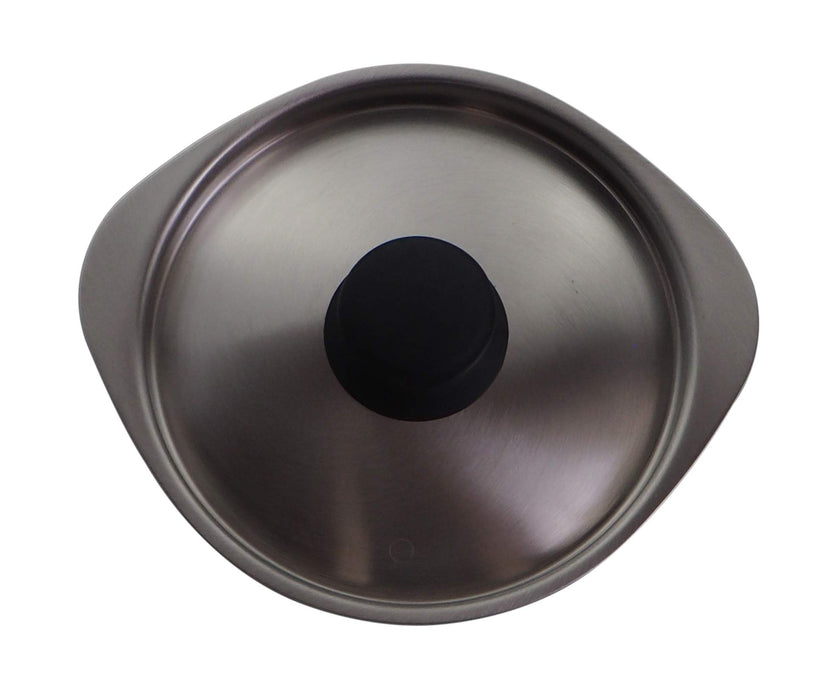 Yanagi Sori Made in Japan Matte Stainless Steel milk pan Lid 155x180x40mm NEW_2