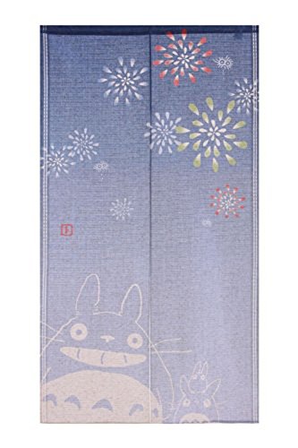 Studio Ghibli My Neighbor Totoro Noren Curtain Tapestry summer fireworks NEW_1