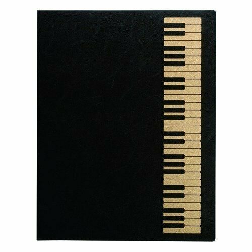 Nakano music lesson files keyboard Black Gold FL-95/KB/BLG NEW from Japan_1
