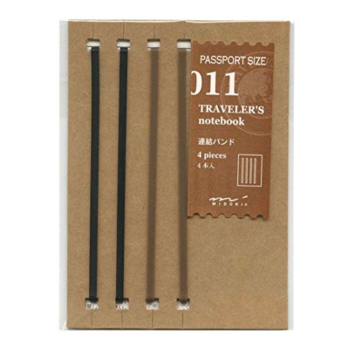 MIDORI Connection Band Traveler's Notebook Passport size Refill NEW from Japan_1