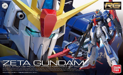 BANDAI RG 1/144 MSZ-006 ZETA GUNDAM Model Kit Z Gundam NEW from Japan_1