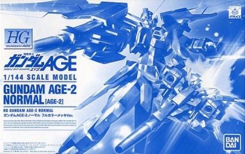 BANDAI HG 1/144 AGE-2 GUNDAM AGE-2 NORMAL Full Color Plated Ver Model Kit NEW_1