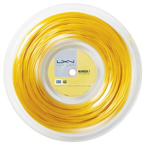 LUXILON 4G 130 Reel, Gold, 200m/16-Gauge Tennis Racket Gut NEW from Japan_1