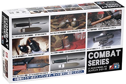 Combat Set 2 US military grenade MK2 M67 Plastic Model Kit NEW from Japan_1
