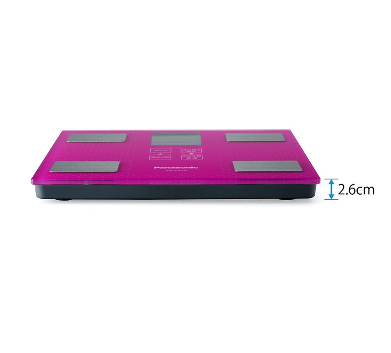 Panasonic body weight & composition meter vivid pink EW-FA13-VP Battery Powered_5