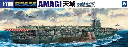 Aoshima 1/700 I.J.N Aircraft Carrier AMAGI Plastic Model Kit from Japan NEW_2