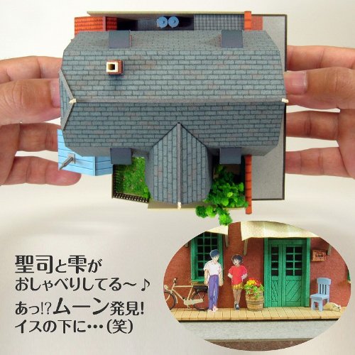 Sankei Studio Ghibli Whisper of the Heart Chikyuya 1/150 paper craft Kit MK07-09_6