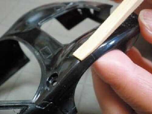 Shimomura Alec AL-B002Y Diamond File W6mm [Takejiro] #400 flat Hobby Tool NEW_2