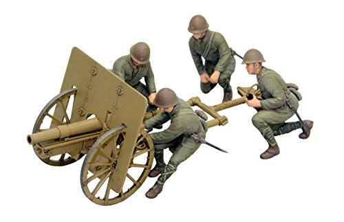 1/35 Fine Molds Japanese army 41 sets mountain gun mountain gun soldier plastic_1