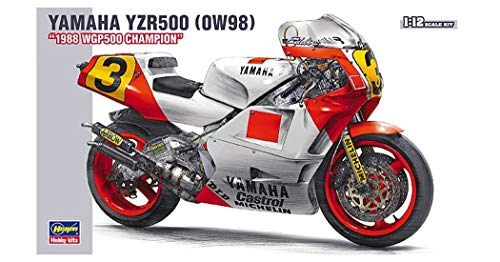 Hasegawa 1/12 Scale Yamaha YZR500 0W98 1988 WGP500 Champion Plastic Model Kit_8