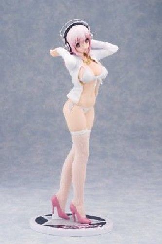 SkyTube Super Sonico Swim Wear Gravure White Ver. 1/6 Scale Figure from Japan_5