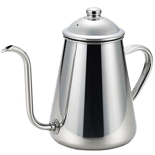 Takahiro drip coffee pot 1.5L Silver 18-8Stainless Steel IH compatible NEW_1