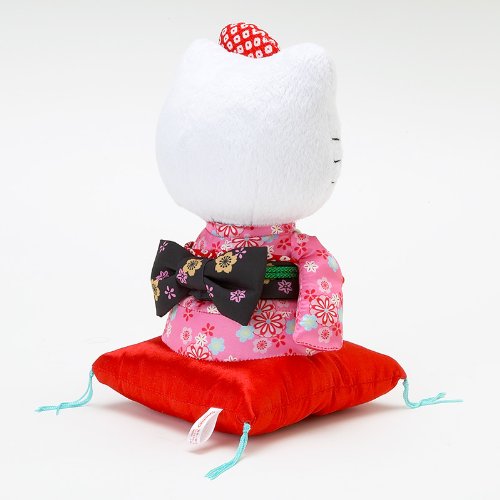 Hello Kitty Plush Doll Kimono Sanrio Made in Japan 135x130x200mm 845957 NEW_2