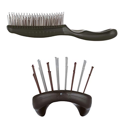 KAI KQ1601 Doctor's Scalp Haircare Brush Black Regular Nylon 0.31lb scalp care_2