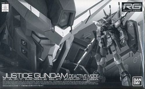 BANDAI RG 1/144 ZGMF-X09A JUSTICE GUNDAM Deactive Mode Model Kit Gundam SEED NEW_1