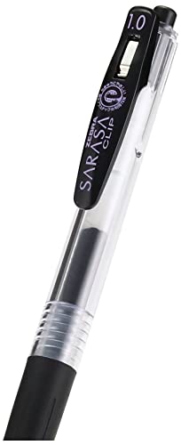 Zebra gel ballpoint pen Sarasa clip 1.0 black five P-JJE15-BK5 NEW from Japan_3