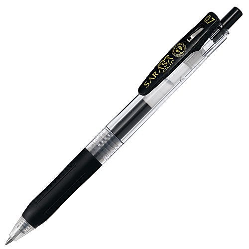 ZEBRA Sarasa Clip Gel Ink Ballpoint Pen 0.7mm Black 5 Pens NEW from Japan_2