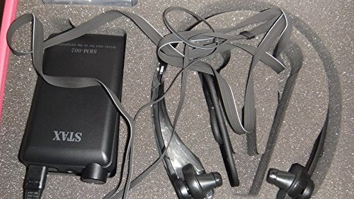 STAX SRS-002 Earspeaker System SR-002+SRM-002 Gray Canal type Headphone NEW_1