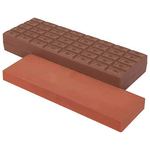 Naniwa Kenma Whetstones Chocolate Shape QC-0011 #1000 Aluminum Brown NEW_1