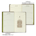 Midori Diary Tea color 12395006 3 year continuous door design 185x117x25mm NEW_5