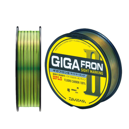 Daiwa Fluorocarbon Line GIGA FRON II 150m #1.85 Flash Yellow FishingLine ‎857598_1