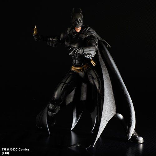 Square Enix THE DARK KNIGHT TRILOGY Play Arts Kai Batman Figure NEW from Japan_3