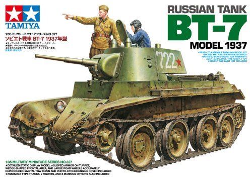 TAMIYA 1/35 Russian Tank BT-7 Model 1937 Model Kit NEW from Japan_2