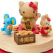 Sanrio 577871 Hello Kitty Wooden Music Box Luckey Cat H9151 Red Brown spinning_3