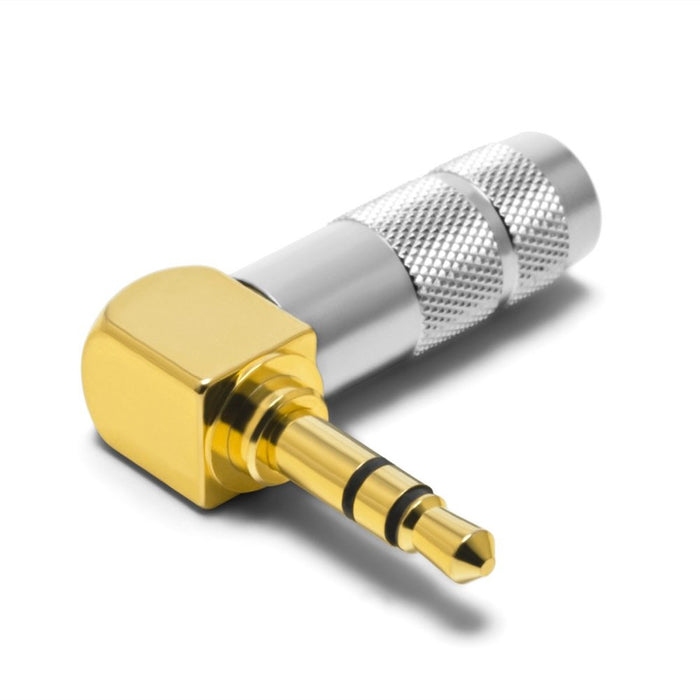 OYAIDE P-3.5GL 3.5mm MINI STEREO PLUG 24K gold plating L-type plug type NEW_1