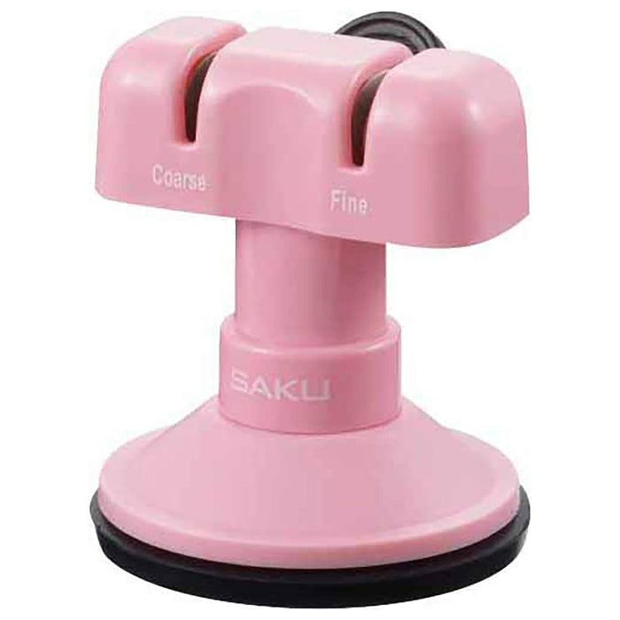 Naniwa Ebi SAKU diamond sharpener simple knife sharpener QY-0020 Pink ABS NEW_1